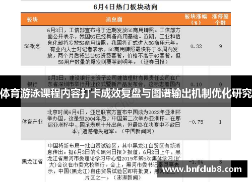 体育游泳课程内容打卡成效复盘与图谱输出机制优化研究